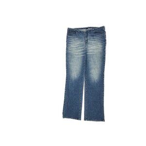 M)phosis Straight Leg Women's size M Dark Wash Blue Denim Jeans
